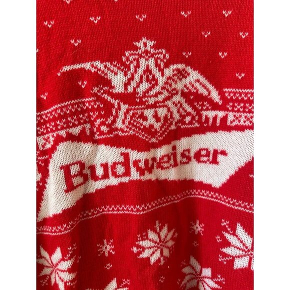 Budweiser size large red sweater - Picture 5 of 10